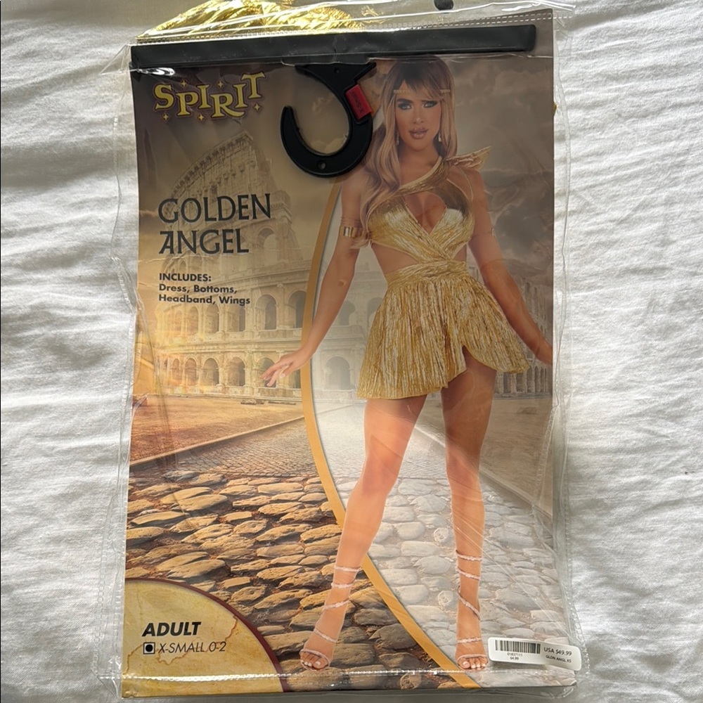 Golden angel costume